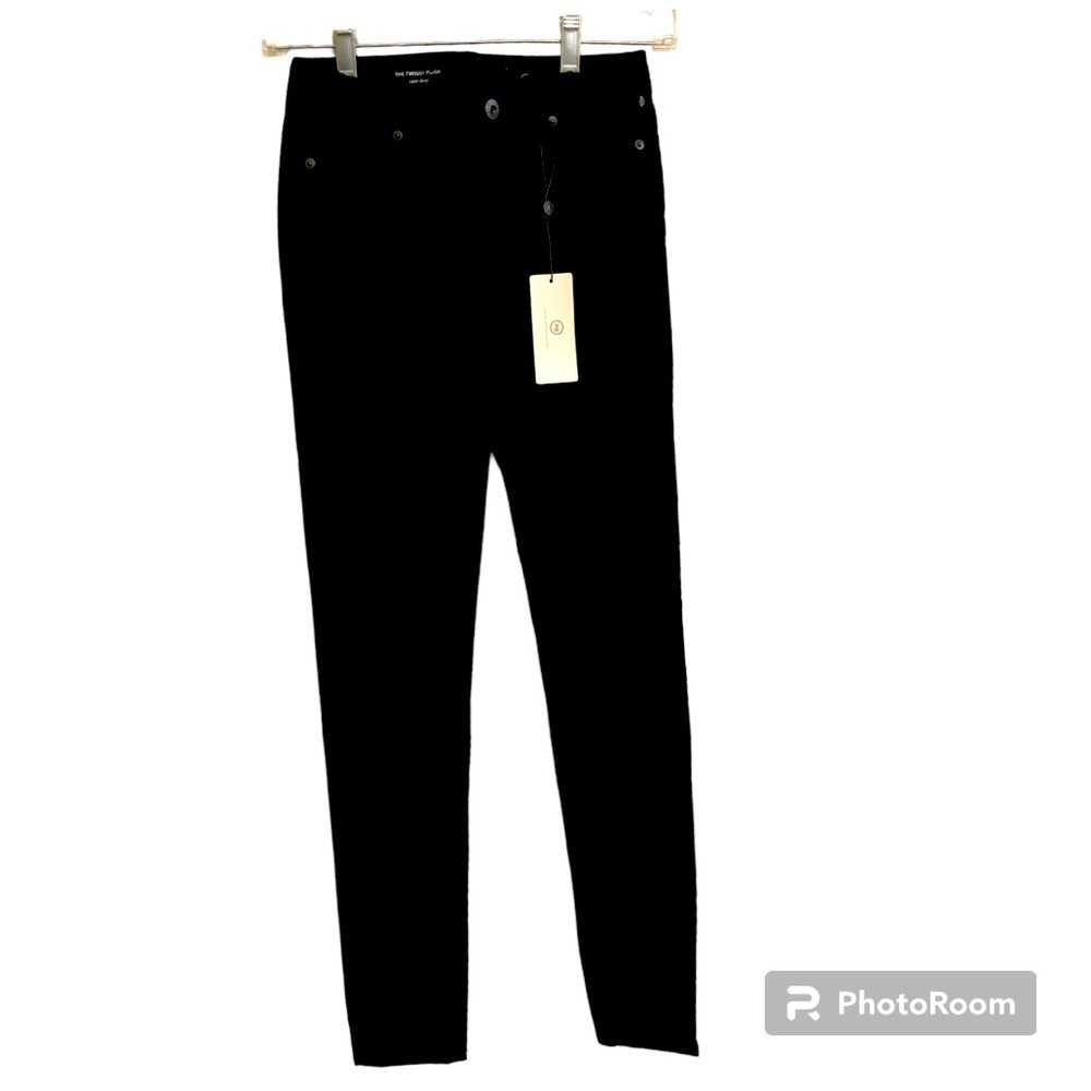 AG Adriano Goldschmied Girls Super Skinny Twiggy Plush Velvet Pants Size 14